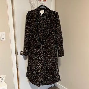 Leith Leopard coat